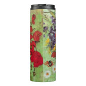 Red Poppies and Daisies by Vincent van Gogh Thermosbecher (Rückseite)