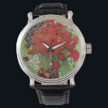 Red Poppies and Daisies von Vincent van Gogh Armbanduhr<br><div class="desc">Still Life: Red Poppies and Daisies von Vincent van Gogh ist ein Vintager Kunst Post-Impressionismus noch Leben Blumenmalerei. Ein wunderschönes Bouquet mit Mohn-Blume und Blume aus weißem Mohn, die in einer dekorativen Vase frisch aus dem Garten stammen. Über den Künstler: Vincent Willem van Gogh (1853-1890) war einer der berühmtesten postimpressionistischen...</div>