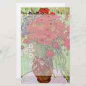 Red Poppies and Daisies von Vincent van Gogh Briefpapier (Vorne/Hinten)