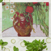 Red Poppies and Daisies von Vincent van Gogh Geschirrtuch (Gefaltet)