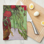 Red Poppies and Daisies von Vincent van Gogh Geschirrtuch (Viertel Falte)