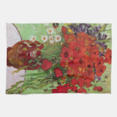 Red Poppies and Daisies von Vincent van Gogh Geschirrtuch (Horizontal)