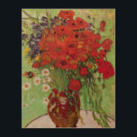 Red Poppies and Daisies von Vincent van Gogh Holzwanddeko<br><div class="desc">Still Life: Red Poppies and Daisies von Vincent van Gogh ist ein Vintager Kunst Post-Impressionismus noch Leben Blumenmalerei. Ein wunderschönes Bouquet mit Mohn-Blume und Blume aus weißem Mohn, die in einer dekorativen Vase frisch aus dem Garten stammen. Über den Künstler: Vincent Willem van Gogh (1853-1890) war einer der berühmtesten postimpressionistischen...</div>