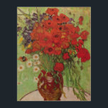 Red Poppies and Daisies von Vincent van Gogh Holzwanddeko<br><div class="desc">Still Life: Red Poppies and Daisies von Vincent van Gogh ist ein Vintager Kunst Post-Impressionismus noch Leben Blumenmalerei. Ein wunderschönes Bouquet mit Mohn-Blume und Blume aus weißem Mohn, die in einer dekorativen Vase frisch aus dem Garten stammen. Über den Künstler: Vincent Willem van Gogh (1853-1890) war einer der berühmtesten postimpressionistischen...</div>