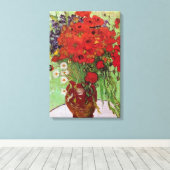 Red Poppies and Daisies von Vincent van Gogh Leinwanddruck (Insitu (Holzboden))
