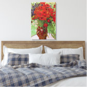 Red Poppies and Daisies von Vincent van Gogh Leinwanddruck (Insitu (Schlafzimmer))