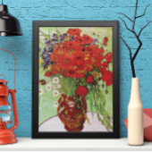 Red Poppies and Daisies von Vincent van Gogh Poster