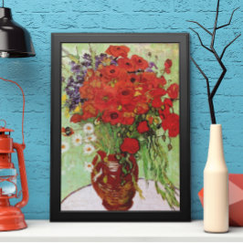 Red Poppies and Daisies von Vincent van Gogh Poster