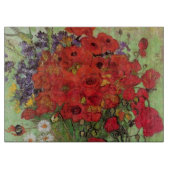 Red Poppies and Daisies von Vincent van Gogh Schneidebrett (Vorderseite)