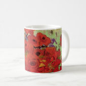 Red Poppies and Daisies von Vincent van Gogh Tasse (VorderseiteRechts)
