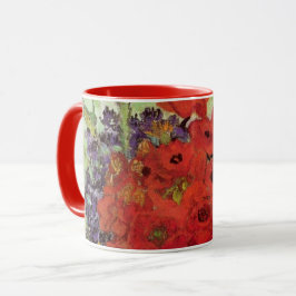 Red Poppies and Daisies von Vincent van Gogh Tasse