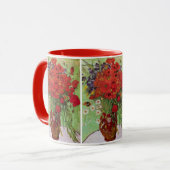 Red Poppies and Daisies von Vincent van Gogh Tasse (Vorderseite Links)