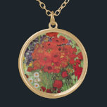 Red Poppies and Daisies von Vincent van Gogh Vergoldete Kette<br><div class="desc">Still Life: Red Poppies and Daisies von Vincent van Gogh ist ein Vintager Kunst Post-Impressionismus noch Leben Blumenmalerei. Ein wunderschönes Bouquet mit Mohn-Blume und Blume aus weißem Mohn, die in einer dekorativen Vase frisch aus dem Garten stammen. Über den Künstler: Vincent Willem van Gogh (1853-1890) war einer der berühmtesten postimpressionistischen...</div>
