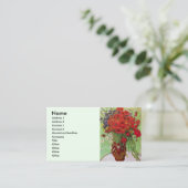 Red Poppies and Daisies von Vincent van Gogh Visitenkarte (Stehend Vorderseite)