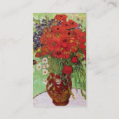 Red Poppies and Daisies von Vincent van Gogh Visitenkarte (Rückseite)