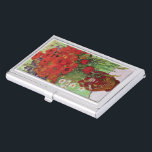Red Poppies and Daisies von Vincent van Gogh Visitenkarten Etui<br><div class="desc">Still Life: Red Poppies and Daisies von Vincent van Gogh ist ein Vintager Kunst Post-Impressionismus noch Leben Blumenmalerei. Ein wunderschönes Bouquet mit Mohn-Blume und Blume aus weißem Mohn, die in einer dekorativen Vase frisch aus dem Garten stammen. Über den Künstler: Vincent Willem van Gogh (1853-1890) war einer der berühmtesten postimpressionistischen...</div>