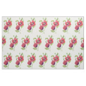 Red Poppies Aquarellfarben Illustrationsmuster Stoff (Fat Quarter (45,7 x 55,9 cm))