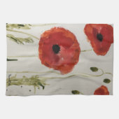 Red Poppies auf einem Teetücher / Küchentücher (Horizontal)