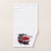 "Red Poppies" Badhandtuch Set (Handtuch)