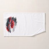 "Red Poppies" Badhandtuch Set (Handtuch)