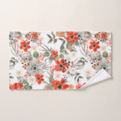 Red Poppies Badhandtuch Set (Handtuch)