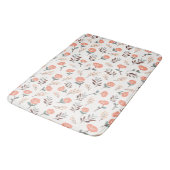 Red Poppies Bath Mat - Nordic Style Badematte (Schrägansicht)