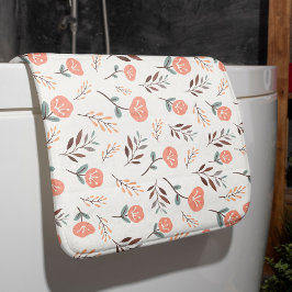 Red Poppies Bath Mat - Nordic Style Badematte