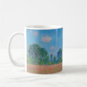 Red Poppies Blue Sky by Monet - Mohnfeld Kaffeetasse (Links)