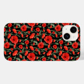 Red Poppies Case-Mate iPhone Hülle (Rückseite (Horizontal))