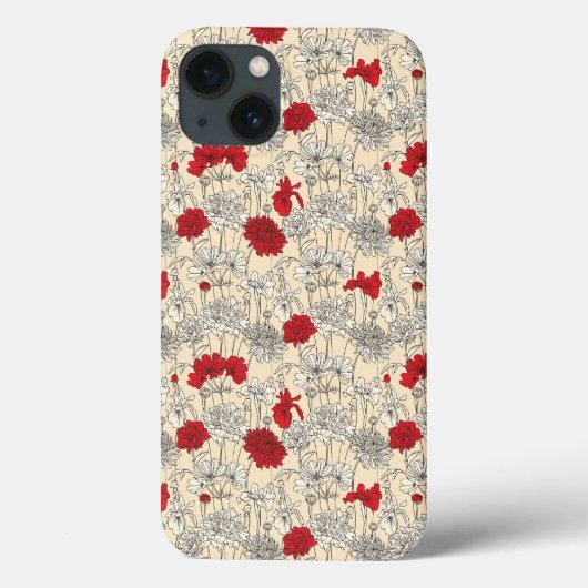 Red Poppies Case-Mate iPhone Hülle (Rückseite)