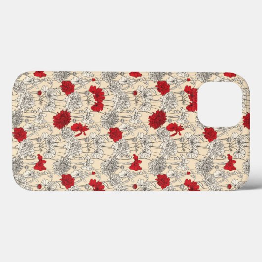 Red Poppies Case-Mate iPhone Hülle (Rückseite (Horizontal))