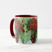 Red Poppies & Daisies (F280)Van Gogh Fine Art Tasse (Vorderseite Links)