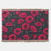 Red Poppies Decke (Vorderseite)