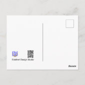 Red Poppies Field DIY Postkarte (Rückseite)