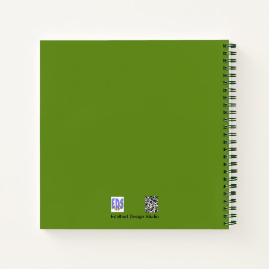 Red Poppies Field Notebook Notizblock (Rückseite)