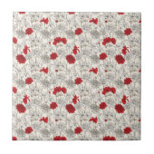 Red Poppies Fliese (Vorderseite)