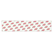 Red Poppies floral Art Kurzer Tischläufer (Horizontal)