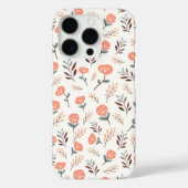 Red Poppies floral Phone Case (Rückseite)