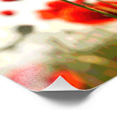Red Poppies Fotodruck (Ecke)