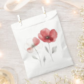 Red Poppies Geschenktütchen (Ausgeschnitten)