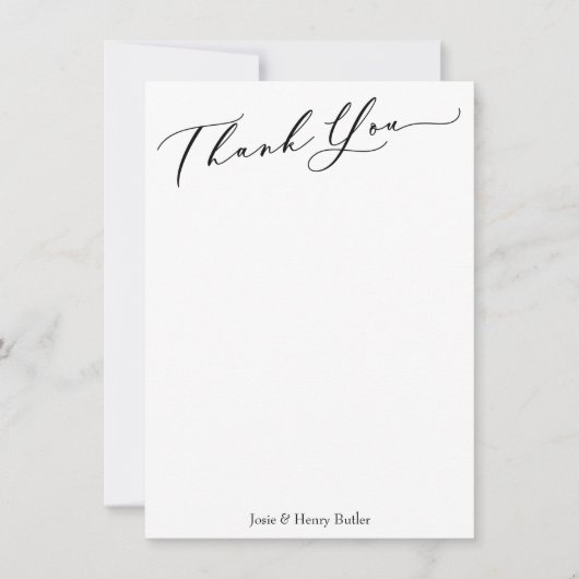 Red Poppies Gold Confetti Vielen Dank Script Card Dankeskarte (Vorderseite)