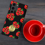 Red Poppies Gold Monogram Samsung Galaxy Hülle<br><div class="desc">Mit unserem Red Poppies Gold Monogram Sumsung Galaxy S22 Ultra Case erhöhen Sie das Aussehen Ihres Mobiltelefons! Dieser Fall rühmt sich eines faszinierenden Schwarz-Rot-Blumenmohn-Designs, das Glamour und Raffinesse auf Ihrem Gerät ausstrahlt. Das personalisierte Monogramm, das auf Gold gezeigt wird, fügt eine einzigartige und individualisierte Touch hinzu, die diesen Fall von...</div>