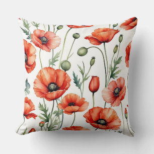 Red Poppies Kissen