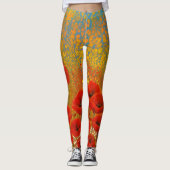 Red Poppies Leggings (Vorderseite)