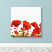 Red Poppies Leinwanddruck (Insitu (Holzboden))
