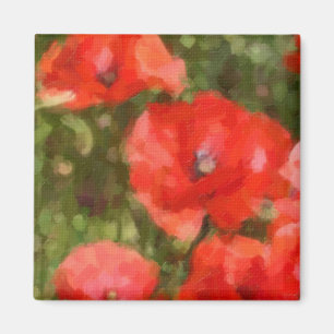 Red Poppies Magnet