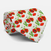 Red Poppies Mode Krawatte (Gerollt)