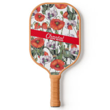 Red Poppies Muster Personalisiert