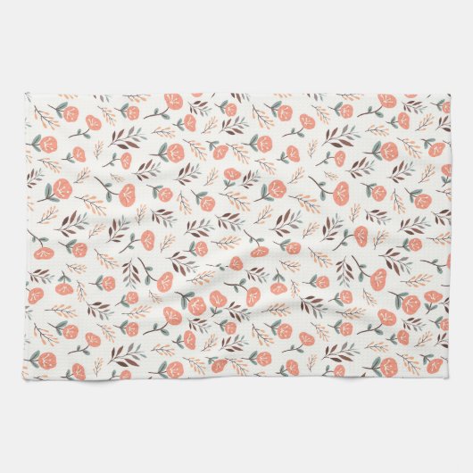 Red Poppies Nordic Kitchen Handtuch (Horizontal)