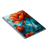Red Poppies Notebook Journal Notizblock (Rechte Seite)